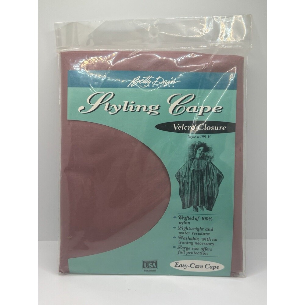 Vintage Betty Dain Styling Cape Hook and Loop Fastener 100% Nylon Sealed 90s 80s